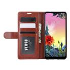 For LG K50S R64 Texture Single Horizontal Flip Protective Case with Holder & Card Slots & Wallet& Photo Frame(Brown) - 10