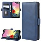 For LG K50S Dual-side Magnetic Buckle Horizontal Flip Leather Case with Holder & Card Slots & Wallet(Dark Blue) - 1