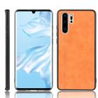 For Huawei P30 Pro Shockproof Sewing Cow Pattern Skin PC + PU + TPU Case(Orange) - 1