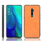For Oppo Reno 10x zoom Shockproof Sewing Cow Pattern Skin PC + PU + TPU Case(Orange) - 1