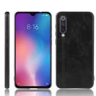 For Xiaomi Mi A3/CC9E Shockproof Sewing Cow Pattern Skin PC + PU + TPU Case(Black) - 1