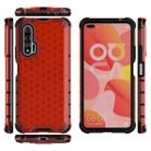 For Huawei Nova 6  Shockproof Honeycomb PC + TPU Case(Red) - 1