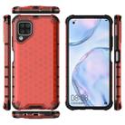 For Huawei Nova 6 SE   Shockproof Honeycomb PC + TPU Case(Red) - 1