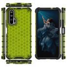 For Huawei Honor 20 Pro  Shockproof Honeycomb PC + TPU Case(Green) - 1