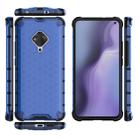 For Vivo S5  Shockproof Honeycomb PC + TPU Case(Blue) - 1