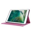For iPad 10.2 Cloth Style TPU Flat Protective Shell(Rose Red) - 4