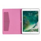 For iPad 10.2 Cloth Style TPU Flat Protective Shell(Rose Red) - 6