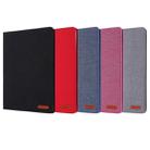 For iPad 10.2 Cloth Style TPU Flat Protective Shell(Rose Red) - 9