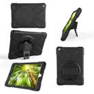 For iPad 10.2 2021 / 2020 / 2019 360 Degree Rotation PC + Silicone Protective Case with Holder & Hand-strap(Army Green) - 3
