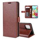For Galaxy A81 / M60S / Note 10 Lite  R64 Texture Single Horizontal Flip Protective Case with Holder & Card Slots & Wallet& Photo Frame(Brown) - 1
