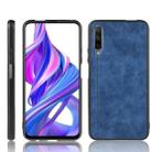 For Huawei Honor 9X Pro / 9X / Y9S Shockproof Sewing Cow Pattern Skin PC + PU + TPU Case(Blue) - 1