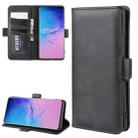 For Galaxy S20 Ultra Dual-side Magnetic Buckle Horizontal Flip Leather Case with Holder & Card Slots & Wallet(Black) - 1