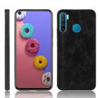 For Infinix S5 / S5 Lite/ X652 Shockproof Sewing Cow Pattern Skin PC + PU + TPU Case(Black) - 1