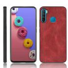 For Infinix S5 / S5 Lite/ X652 Shockproof Sewing Cow Pattern Skin PC + PU + TPU Case(Red) - 1