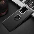For Galaxy S20 Ultra Metal Ring Holder 360 Degree Rotating TPU Case(Black+Red) - 2