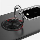 For Galaxy S20 Ultra Metal Ring Holder 360 Degree Rotating TPU Case(Black+Red) - 4
