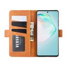 For Galaxy A91 / M80s / S10 Lite Dual-side Magnetic Buckle Horizontal Flip Leather Case with Holder & Card Slots & Wallet(Yellow) - 10