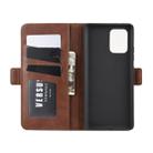 For Galaxy A91 / M80s / S10 Lite Dual-side Magnetic Buckle Horizontal Flip Leather Case with Holder & Card Slots & Wallet(Brown) - 9