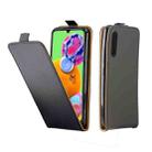 For Galaxy A90 (5G) Business Style Vertical Flip TPU Leather Case  with Card Slot(Black) - 1