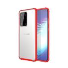 For Galaxy S20 Ultra Four-corner Shockproof TPU + PC Protective Case(Red) - 1