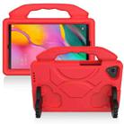 For Samsung Galaxy Tab A 8.0 (2019) / T290 EVA Shockproof Protective Case with Thumb Holder(Red) - 1