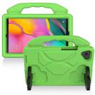 For Samsung Galaxy Tab A 8.0 2019 / T290 Thumb Bracket EVA Shockproof Tablet Case(Green) - 1