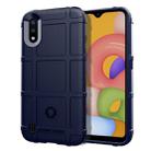 For Galaxy A01 Full Coverage Shockproof TPU Case(Blue) - 1