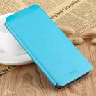 For Xiaomi RedMi K30 MOFI Rui Series Classical Leather Flip Leather Case With Bracket Embedded Steel Plate All-inclusive(Blue) - 1