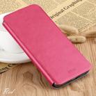 For Xiaomi RedMi K30 MOFI Rui Series Classical Leather Flip Leather Case With Bracket Embedded Steel Plate All-inclusive(Red) - 1