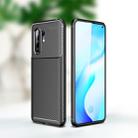 For VIVO X30 Carbon Fiber Texture Shockproof TPU Case(Black) - 1