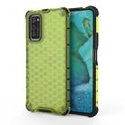 For Galaxy S20 Shockproof Honeycomb PC + TPU Case(Green) - 1