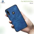 For  Motorola Moto E6 Plus PINWUYO Zun Series PC + TPU + Skin Waterproof And Anti-fall All-inclusive Protective Shell(Blue) - 1