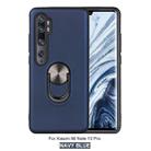 For Xiaomi Mi Note10 Pro / Note10 360 Rotary Multifunctional Stent PC+TPU Case with Magnetic Invisible Holder(Navy Blue) - 1
