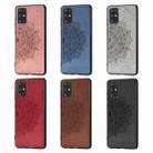 For Galaxy S20+ Mandala Embossed Cloth Cover PC + TPU Mobile Phone Case with Magnetic Function and Hand Strap(Black) - 6