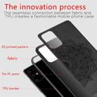 For Galaxy S20+ Mandala Embossed Cloth Cover PC + TPU Mobile Phone Case with Magnetic Function and Hand Strap(Black) - 11
