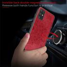 For Galaxy S20+ Mandala Embossed Cloth Cover PC + TPU Mobile Phone Case with Magnetic Function and Hand Strap(Red) - 9