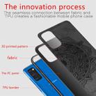 For Galaxy S20 Mandala Embossed Cloth Cover PC + TPU Mobile Phone Case with Magnetic Function and Hand Strap(Black) - 10