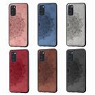 For Galaxy S20 Mandala Embossed Cloth Cover PC + TPU Mobile Phone Case with Magnetic Function and Hand Strap(Gray) - 5