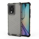 For Huawei P40 Shockproof Honeycomb PC + TPU Case(Grey) - 1