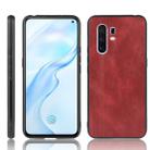 For Vivo X30 Pro Shockproof Sewing Cow Pattern Skin PC + PU + TPU Case(Red) - 1
