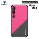 For Xiaomi CC9 Pro / Note10 PINWUYO Rong Series  Shockproof PC + TPU+ Chemical Fiber Cloth Protective Cover(Red) - 1