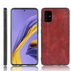 For Galaxy S20 Shockproof Sewing Cow Pattern Skin PC + PU + TPU Case(Red) - 1