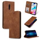 For Xiaomi Redmi 8A Retro Skin Feel Business Magnetic Horizontal Flip Leather Case(Brown) - 1