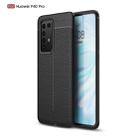 For Huawei P40 Pro Litchi Texture TPU Shockproof Case(Black) - 1