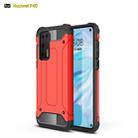 For Huawei P40 Magic Armor TPU + PC Combination Case(Red) - 1