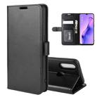 For Oppo A8 R64 Texture Single Horizontal Flip Protective Case with Holder & Card Slots & Wallet& Photo Frame(Black) - 1