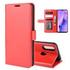 For Oppo A8 R64 Texture Single Horizontal Flip Protective Case with Holder & Card Slots & Wallet& Photo Frame(Red) - 1