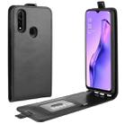 For Oppo A8 R64 Texture Single Vertical Flip Leather Protective Case with Card Slots & Photo Frame(Black) - 1