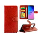 For Galaxy S20 Ultra Crazy Horse Texture Leather Horizontal Flip Protective Case with Holder & Card Slots & Wallet & Photo Frame(Brown) - 1