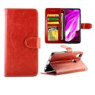 For Vivo Y97 Crazy Horse Texture Leather Horizontal Flip Protective Case with Holder & Card Slots & Wallet & Photo Frame(Brown) - 1